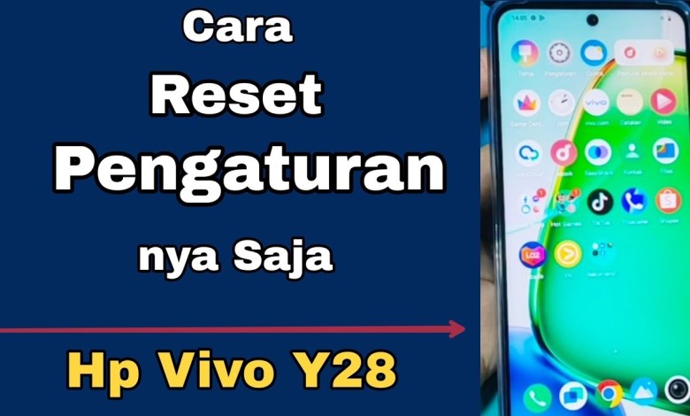 CARA RESET PENGATURAN SAJA HP VIVO Y28 CARA RESET PENGATURAN SAJA HP VIVO Y28