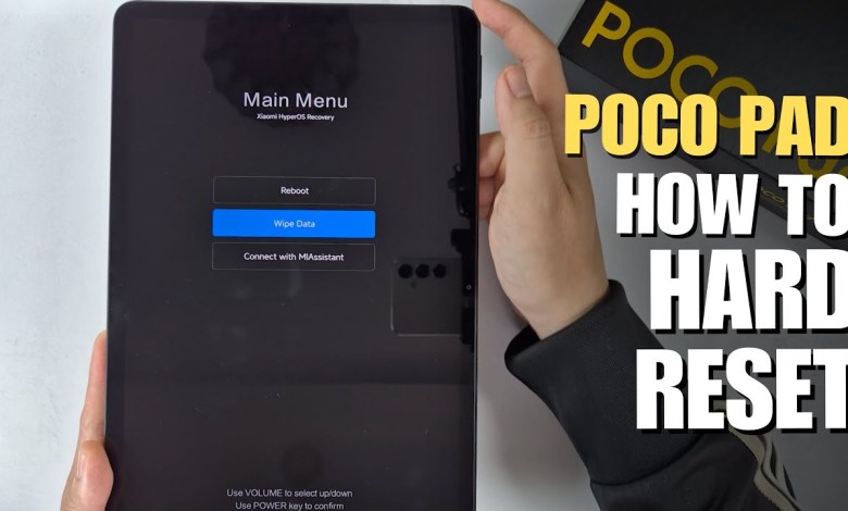 How to Hard Reset Xiaomi Poco PAD | Removing Password How to Hard Reset Xiaomi Poco PAD | Removing Password