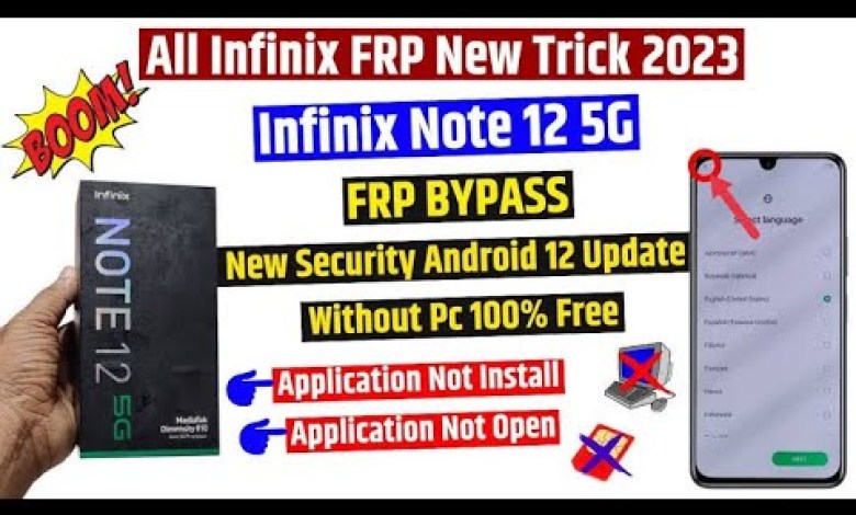 Infinix note 12 lock screen hard reset and FRP bypass Infinix note 12 lock screen hard reset and FRP bypass