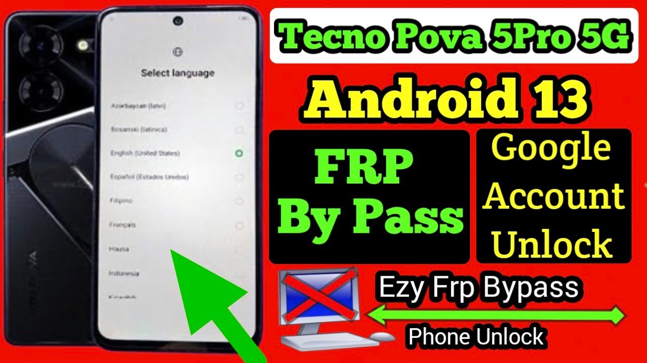 Frp Bypass Techno Phone / Frp Bypass Techno Pova 5 Pro Frp Bypass Techno Phone / Frp Bypass Techno Pova 5 Pro
