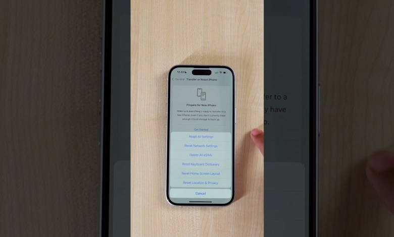 How to Reset all Settings on iPhone #shorts #iphone How to Reset all Settings on iPhone #shorts #iphone