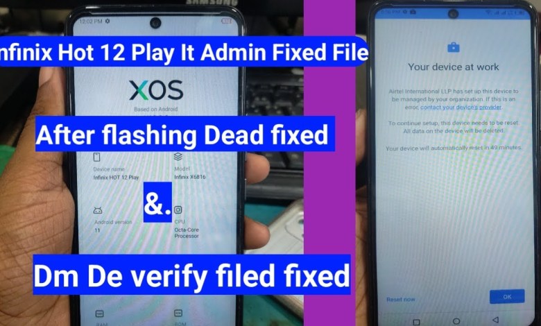 Infinix Hot 12 Play (X6816) It Admin Solution File & Infinix Hot 12 Play (X6816) It Admin Solution File &