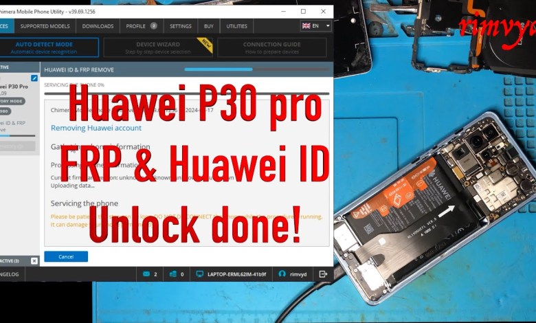 Huawei P30 pro FRP ,Huawei id Unlock Huawei P30 pro FRP ,Huawei id Unlock