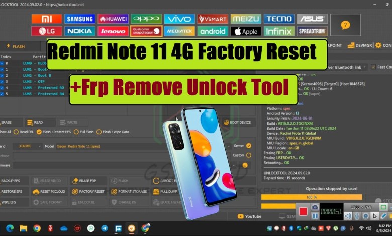 Redmi Note 11 4G Factory Reset +Frp Remove Unlock Tool Redmi Note 11 4G Factory Reset +Frp Remove Unlock Tool