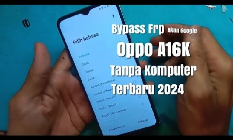 Bypass FRP Google Account Oppo A16K Without Computer//Forget Bypass FRP Google Account Oppo A16K Without Computer//Forget