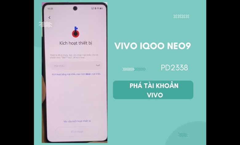 Vivo IQOO NEO9 Unlock – Delete vivo account | PD2338 Vivo IQOO NEO9 Unlock – Delete vivo account | PD2338