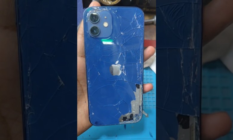 iphone 12 back glass change #mobile #iphonerepairing iphone 12 back glass change #mobile #iphonerepairing