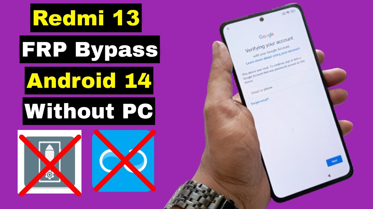 Redmi 13 Android 14 FRP Bypass Without PC | Xiaomi Redmi 13 Android 14 FRP Bypass Without PC | Xiaomi