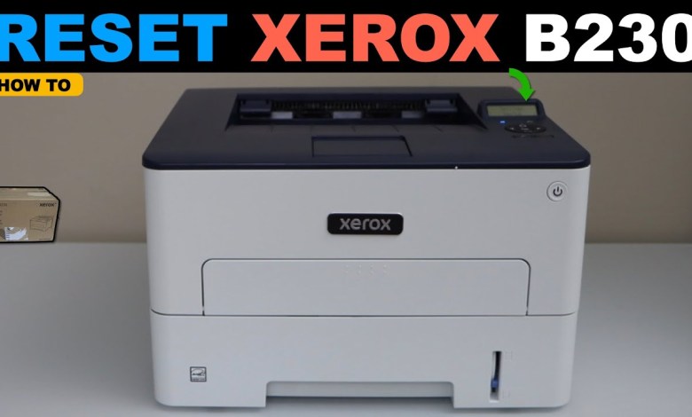 Xerox B230 Reset Printer to Factory Default Settings ! Xerox B230 Reset Printer to Factory Default Settings !