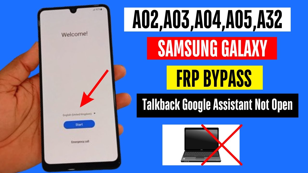 All Samsung A02,A03,A04,A05,A32 Frp Bypass | Talkback All Samsung A02,A03,A04,A05,A32 Frp Bypass | Talkback