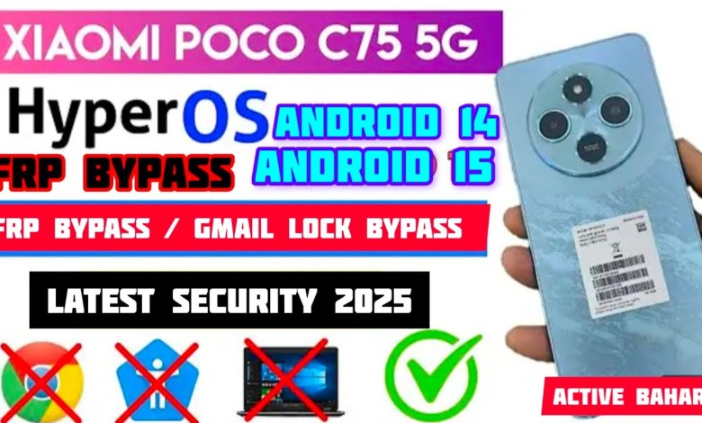 New method discovered to bypass FRP on Xiaomi Poco C75 5G in 2025. New method discovered to bypass FRP on Xiaomi Poco C75 5G in 2025.