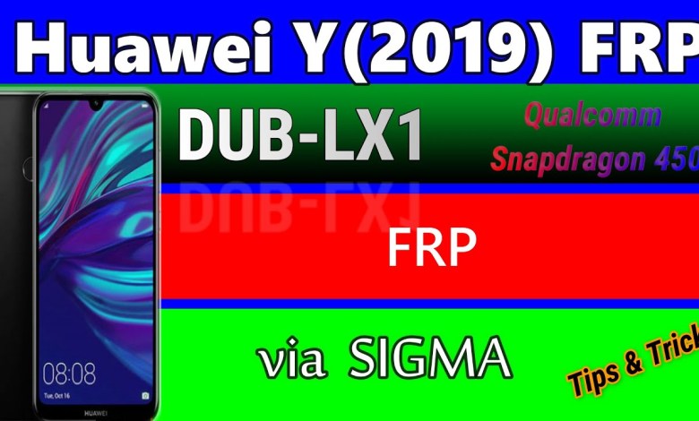 Huawei Y72019 Reset FRP via New Sigma Huawei Y72019 Reset FRP via New Sigma