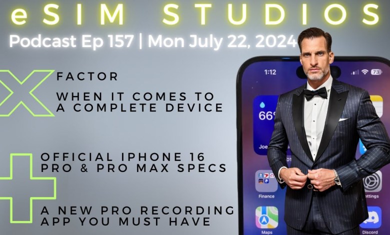 eIM STUDIOS Podcast Ep 157 | Official Apple iPhone 16 eIM STUDIOS Podcast Ep 157 | Official Apple iPhone 16