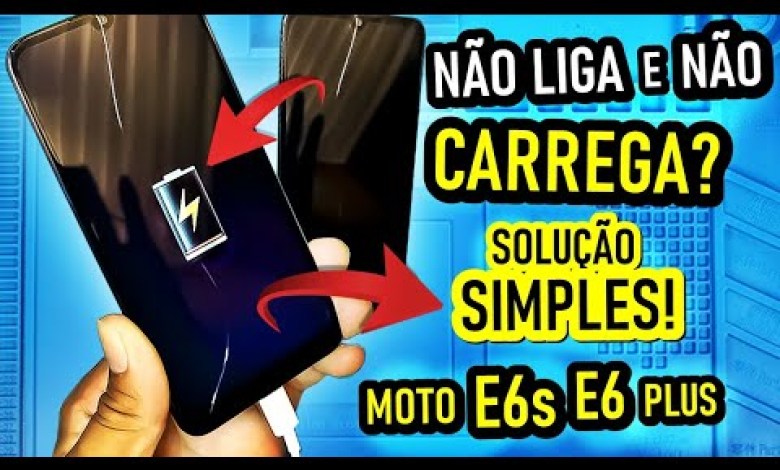 MOTO E6s, E6 Plus WON'T TURN ON OR CHARGE? Try this MOTO E6s, E6 Plus WON'T TURN ON OR CHARGE? Try this