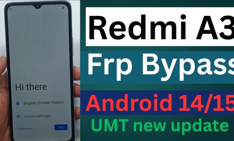 Unlocking Secrets: The Latest Redmi A3 FRP Bypass Method Revealed! Unlocking Secrets: The Latest Redmi A3 FRP Bypass Method Revealed!