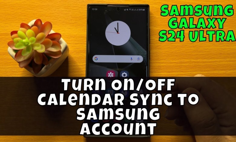How to Turn On/Off Calendar Sync to Samsung How to Turn On/Off Calendar Sync to Samsung