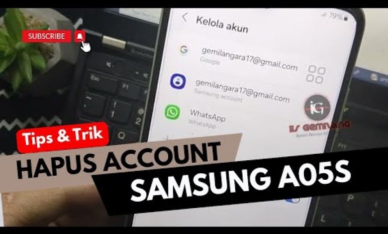 How to delete Samsung account | Samsung A05s How to delete Samsung account | Samsung A05s