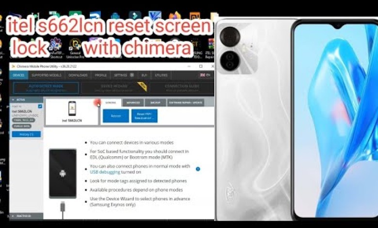 itel s662lcn reset screen lock with chimera itel s662lcn reset screen lock with chimera