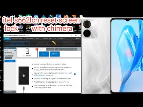 itel s662lcn reset screen lock with chimera itel s662lcn reset screen lock with chimera