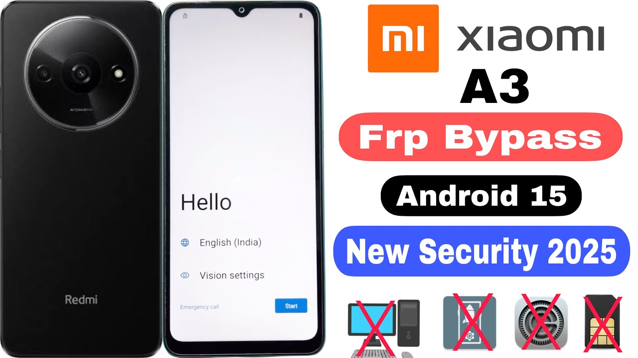 Unlocking Secrets: How to Bypass Google Account Lock on Redmi A3 Without a PC! Unlocking Secrets: How to Bypass Google Account Lock on Redmi A3 Without a PC!