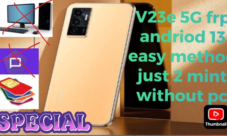 vivo v23e 5G Andriod 13 frp bypass easy method 2024 vivo v23e 5G Andriod 13 frp bypass easy method 2024