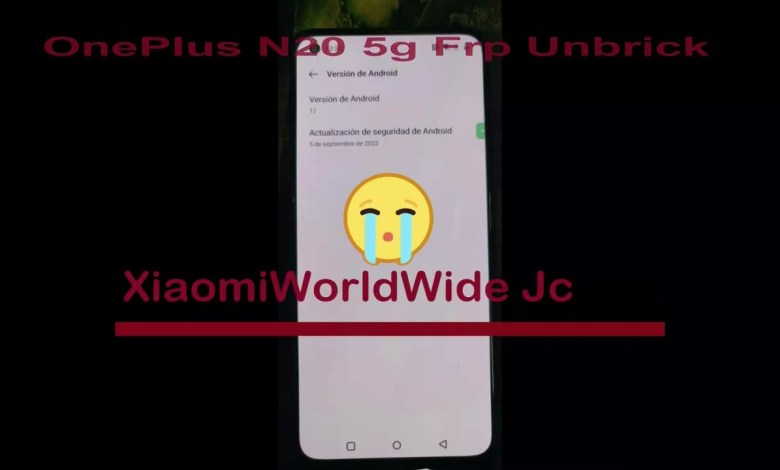 OnePlus Nord N20 5G Remove Frp with Latest OnePlus Nord N20 5G Remove Frp with Latest