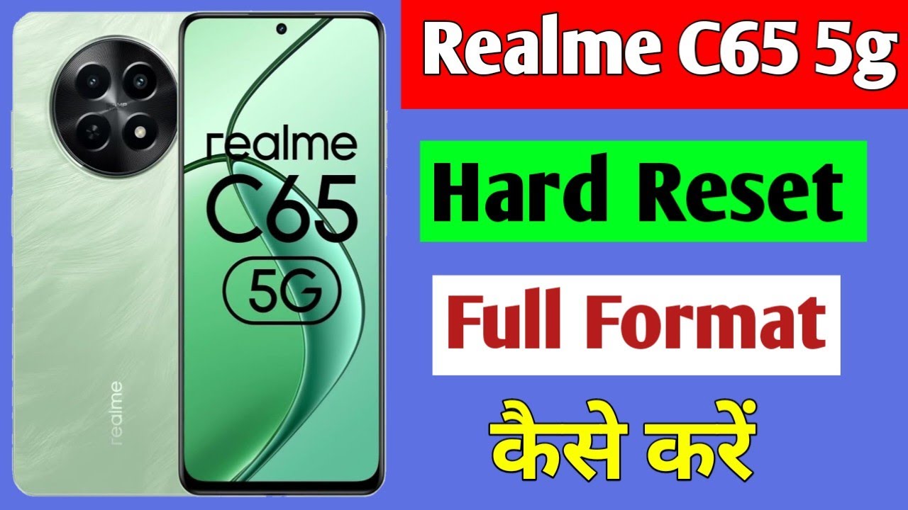 Realme C65 5g hard reset kaise karen | Realme C65 5g Realme C65 5g hard reset kaise karen | Realme C65 5g