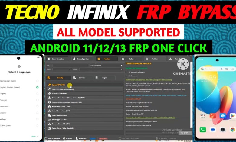 Unlocking Secrets: Discover All Tecno Infinix FRP Bypass Techniques Using the TFT MTP Bypass Tool V5.0! Unlocking Secrets: Discover All Tecno Infinix FRP Bypass Techniques Using the TFT MTP Bypass Tool V5.0!