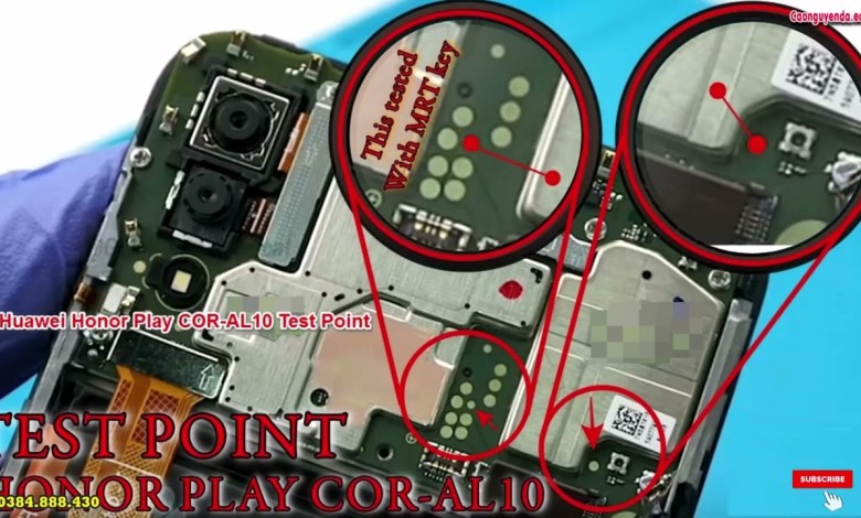 Huawei Honor Play COR-AL10 Test Point Huawei Honor Play COR-AL10 Test Point