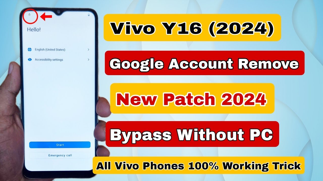 Unlock Vivo Y16 frp in 2024 | Discover the Newest Bypass Method for the Latest Security Features Unlock Vivo Y16 frp in 2024 | Discover the Newest Bypass Method for the Latest Security Features