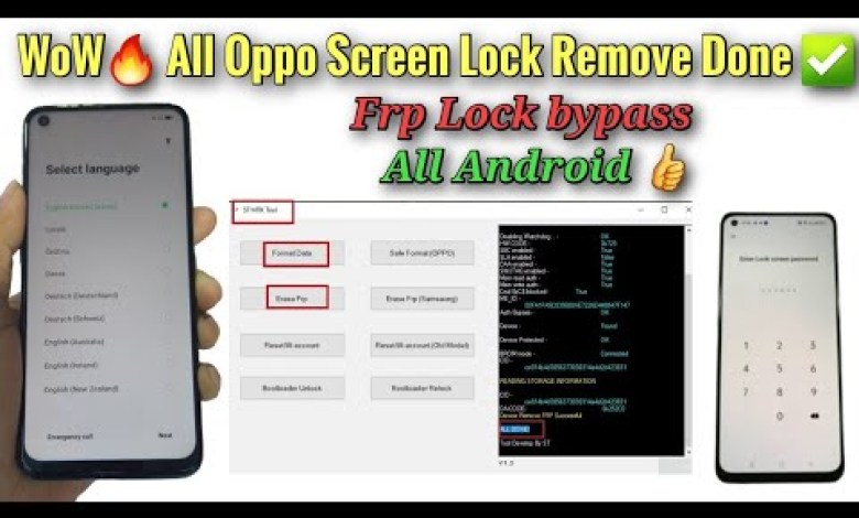 All Oppo Screen Lock Remove & Frp bypass Done / One All Oppo Screen Lock Remove & Frp bypass Done / One