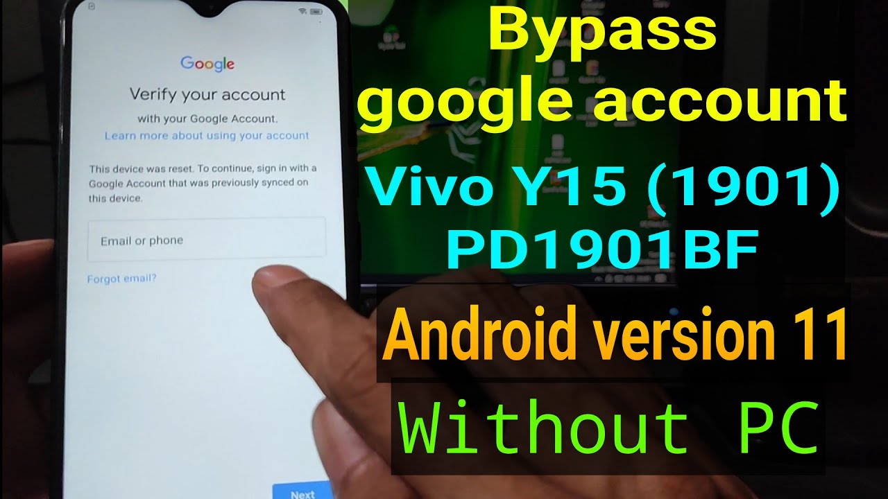 Vivo Y15 google account bypass || FRP Bypass Vivo Y15 Vivo Y15 google account bypass || FRP Bypass Vivo Y15