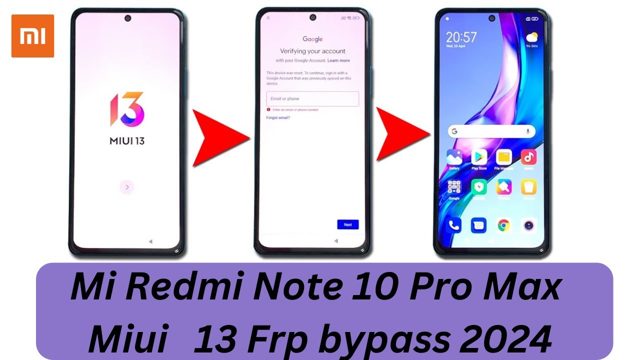 Redmi note 13 pro max FRP bypass / Redmi Note 10 Pro Redmi note 13 pro max FRP bypass / Redmi Note 10 Pro