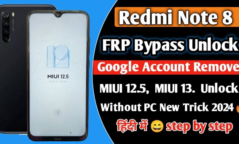 Redmi Note 8 Frp Bypass 2024 | Redmi Note 8 Google Redmi Note 8 Frp Bypass 2024 | Redmi Note 8 Google