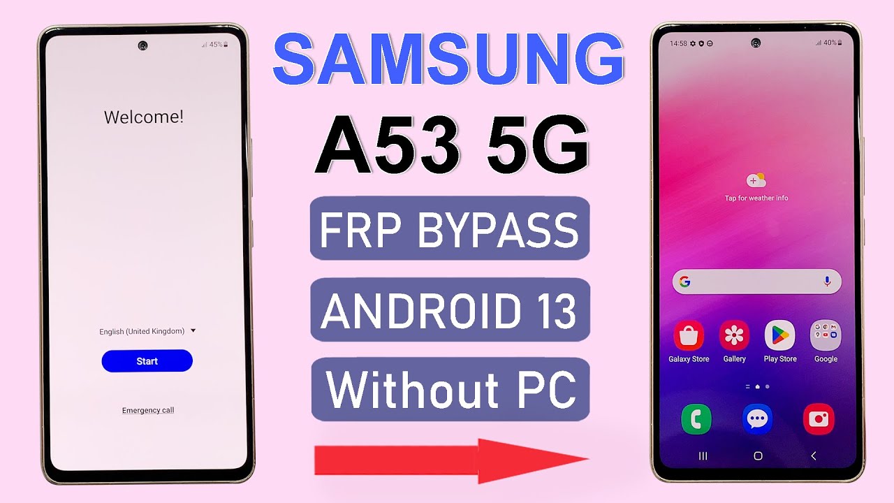 SAMSUNG A53 5G FRP BYPASS ANDROID 13 WITHOUT PC | SAMSUNG A53 5G FRP BYPASS ANDROID 13 WITHOUT PC |