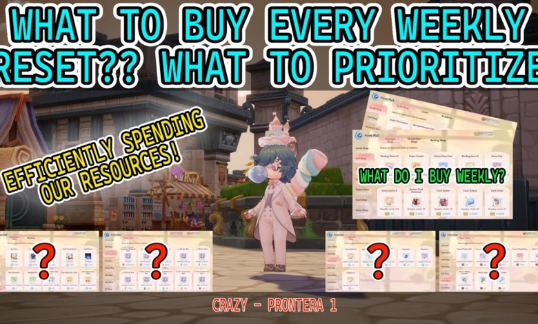 WEEKLY RESET! DONT BUY THE WRONG THINGS! TIPS & WEEKLY RESET! DONT BUY THE WRONG THINGS! TIPS &