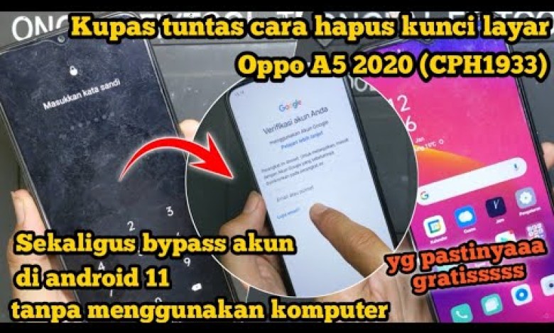 EASY WAY TO RESET OPPO A5 2020 (CPH1933) FORGOT PASSWORD EASY WAY TO RESET OPPO A5 2020 (CPH1933) FORGOT PASSWORD