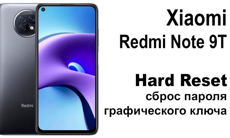Xiaomi Redmi Note 9T. Reset pattern key or Xiaomi Redmi Note 9T. Reset pattern key or