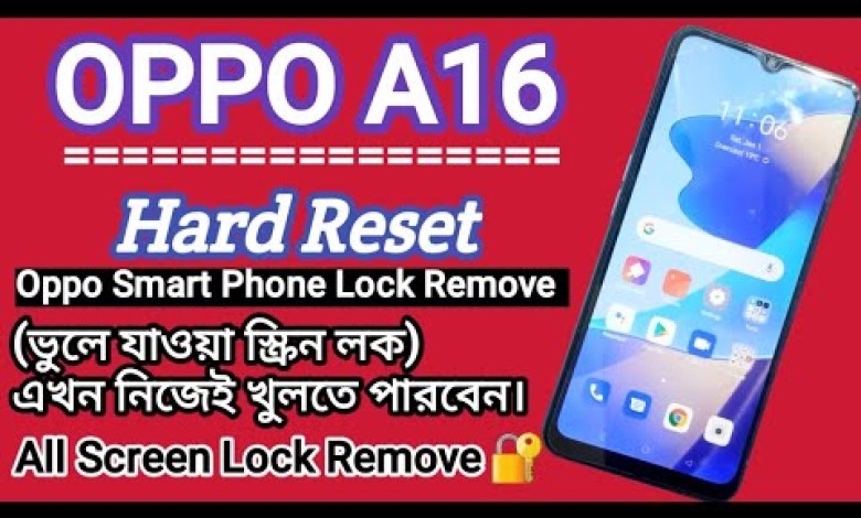 OPPO A16 Hard Reset” Pattern. Password. Pin. Finger Or OPPO A16 Hard Reset” Pattern. Password. Pin. Finger Or