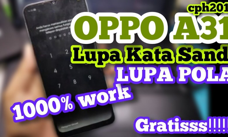 OPPO A31 FORGOT PASSWORD || HOW TO REMOVE PATTERN / PASSWORD OPPO A31 FORGOT PASSWORD || HOW TO REMOVE PATTERN / PASSWORD