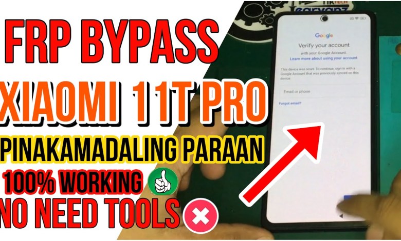 Xiaomi 11T Pro FRP bypass Without PC Android 13 MIUI 14 Xiaomi 11T Pro FRP bypass Without PC Android 13 MIUI 14