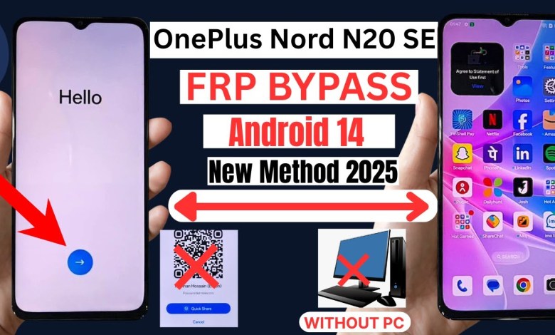 Unlock the Secrets: Bypass FRP on OnePlus Nord N20 SE with Android 14—No PC Needed! Unlock the Secrets: Bypass FRP on OnePlus Nord N20 SE with Android 14—No PC Needed!