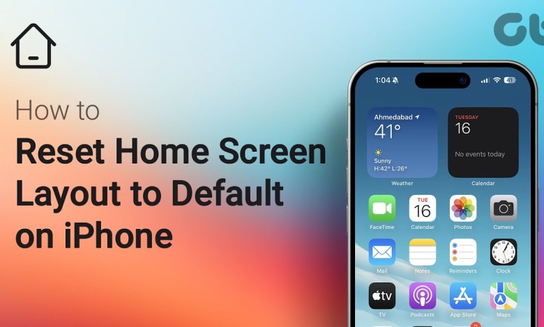 How to Reset Home Screen Layout to Default on iPhone | How to Reset Home Screen Layout to Default on iPhone |