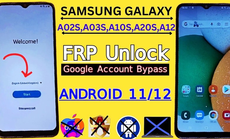 Samsung A02S,A20S,A03S,A10S,A12 FRP Bypass Android Samsung A02S,A20S,A03S,A10S,A12 FRP Bypass Android