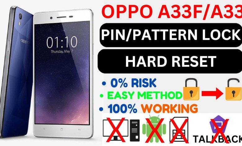 OPPO A33F/A33 UNLOCK !! OPPO A33F HARD RESET !! OPPO OPPO A33F/A33 UNLOCK !! OPPO A33F HARD RESET !! OPPO