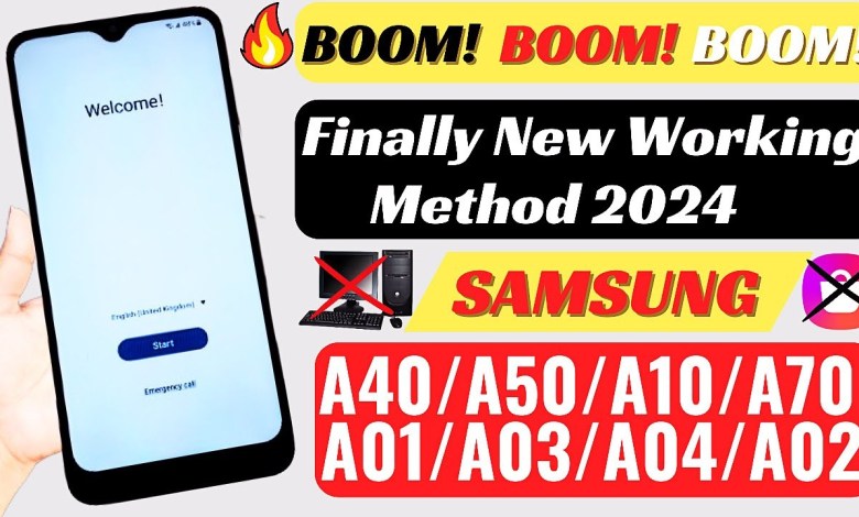 Finally Samsung A40/A50/A70/A01/A02/A04/A03 FRP Finally Samsung A40/A50/A70/A01/A02/A04/A03 FRP