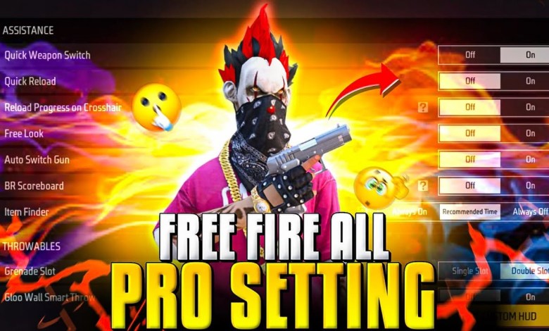 Free Fire Control Settings | Free Fire Pro Settings Free Fire Control Settings | Free Fire Pro Settings