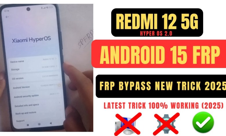 Unlock the Potential: Redmi 12 5G HyperOS 2 Frp Bypass and Android Features Unlock the Potential: Redmi 12 5G HyperOS 2 Frp Bypass and Android Features