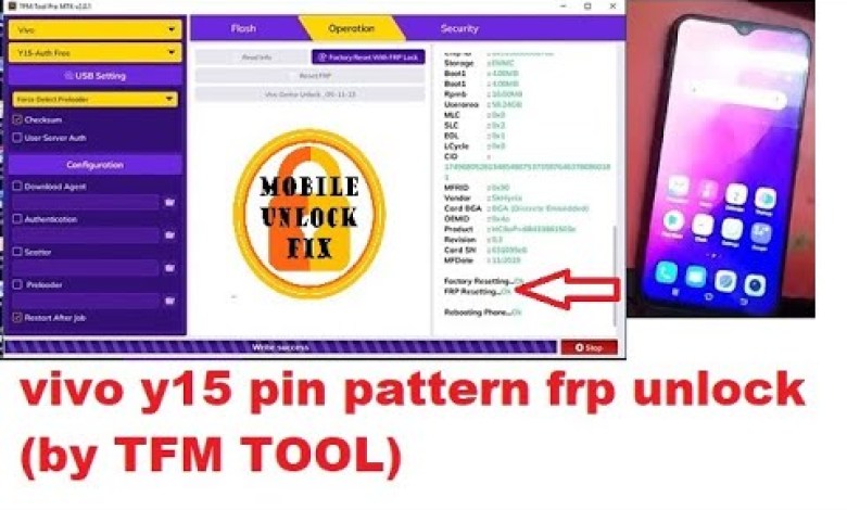 vivo y15 pin pattern frp unlock (by TFM TOOL) vivo y15 pin pattern frp unlock (by TFM TOOL)