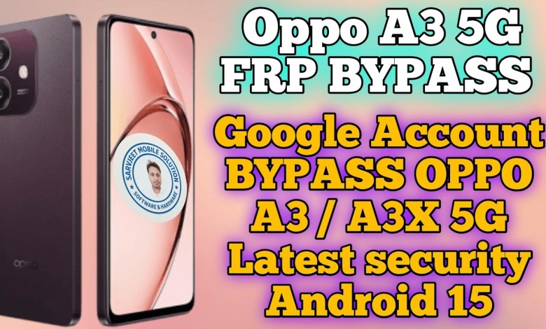 Unlock the Secrets: OPPO A3 5G FRP Bypass Without a PC | 2025’s Latest Trick Revealed! Unlock the Secrets: OPPO A3 5G FRP Bypass Without a PC | 2025’s Latest Trick Revealed!